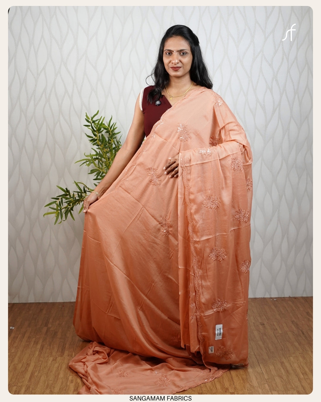 SILKY GEORGETTE PARTY WEAR  SAREE