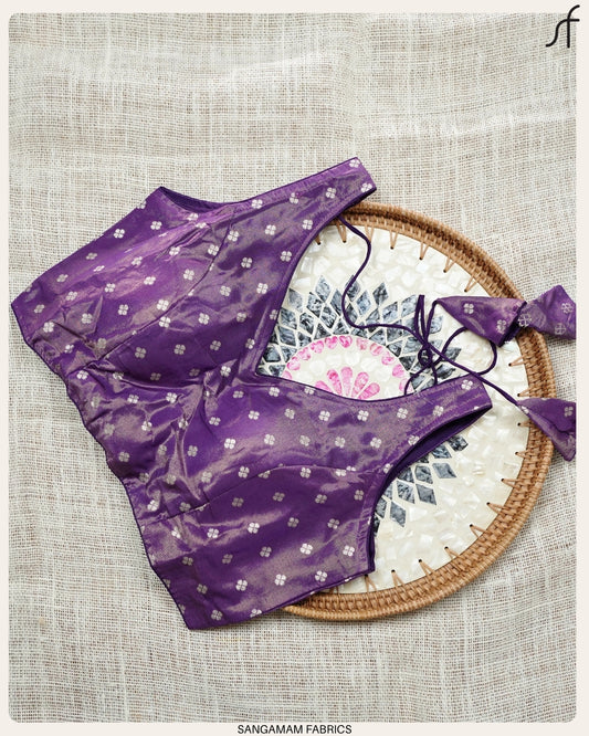 BANARASI BUTTA WOVEN TISSUE BLOUSE