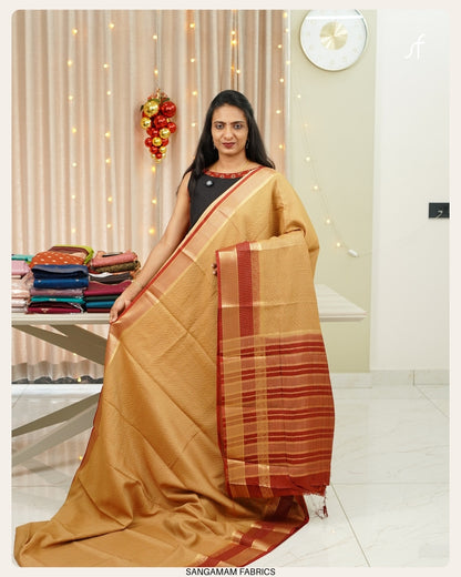 MYSORE SILK KATTAM PATTERN SAREE