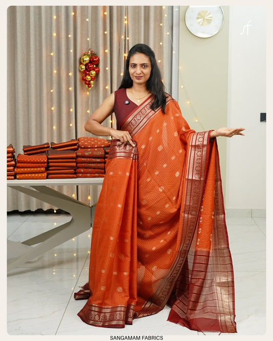 KATTAM PATTERN BANARASI SAREE