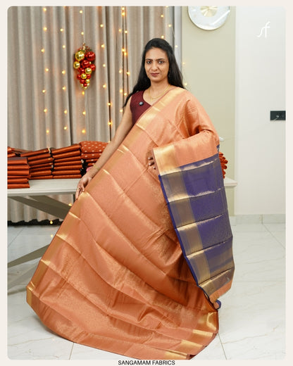 SEMI SILK BROCADE SAREE