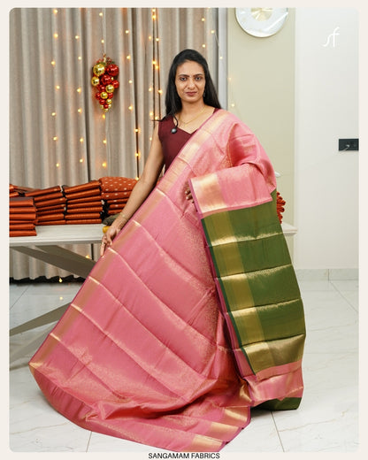 SEMI SILK BROCADE SAREE