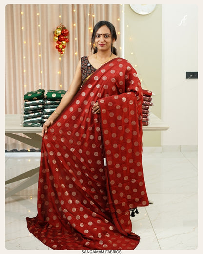 KASHMIR SILK BUTTA SAREE
