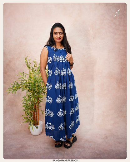 CYCLE PRINTED COTTON DRESS