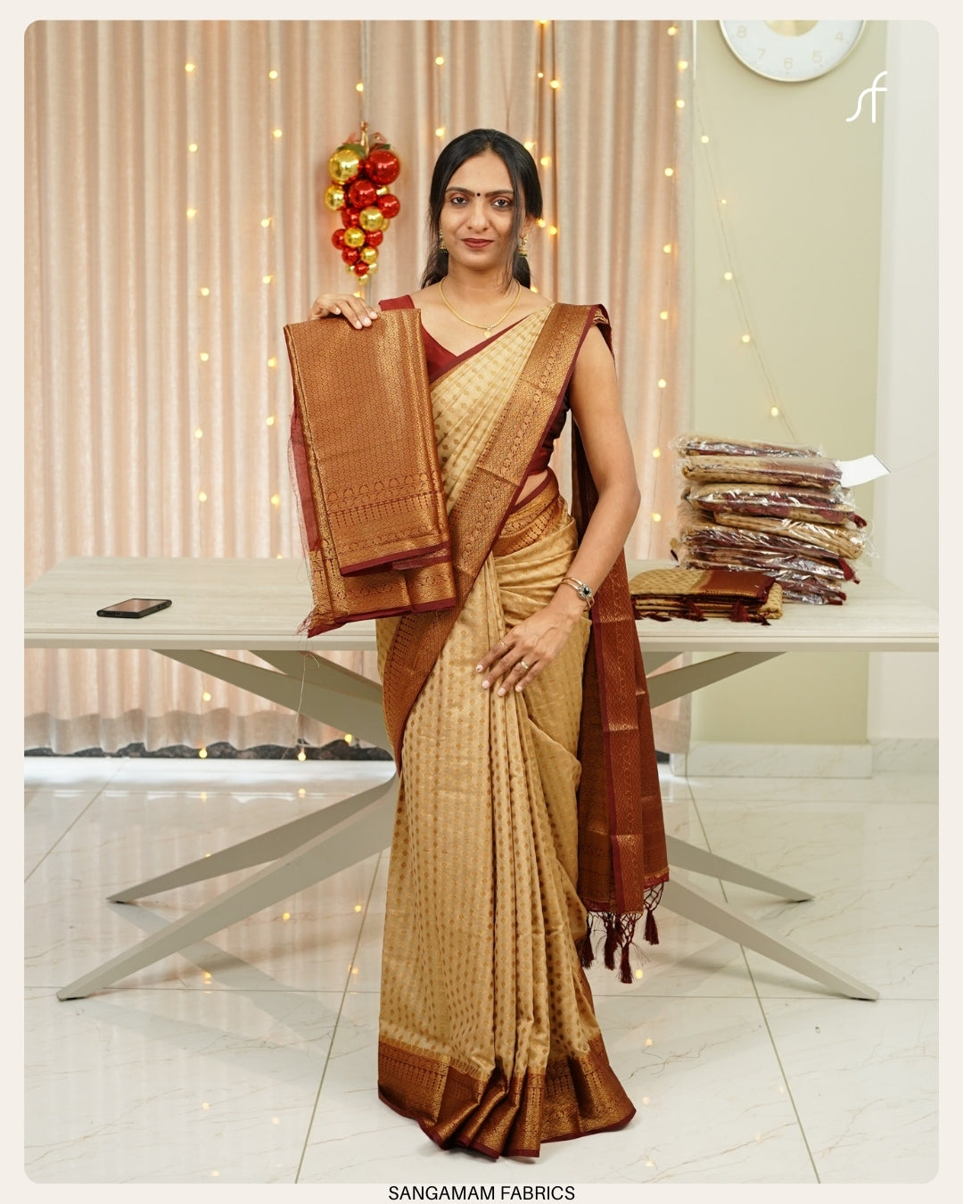 SEMI GEORGETTE BANARASI SAREE