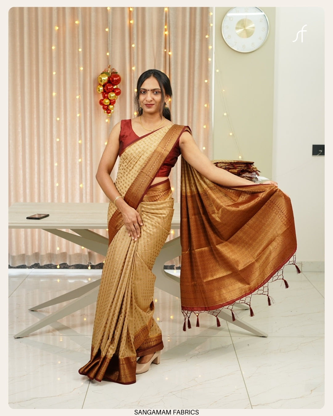 SEMI GEORGETTE BANARASI SAREE