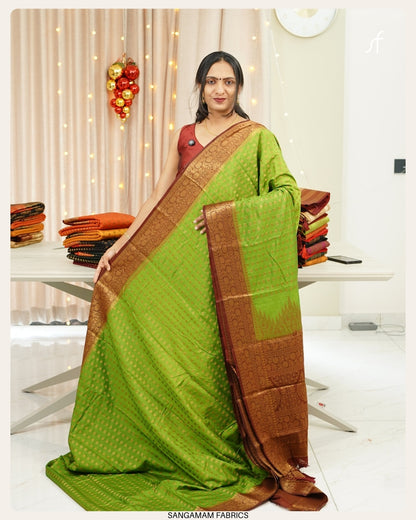 SEMI GEORGETTE BANARASI SAREE