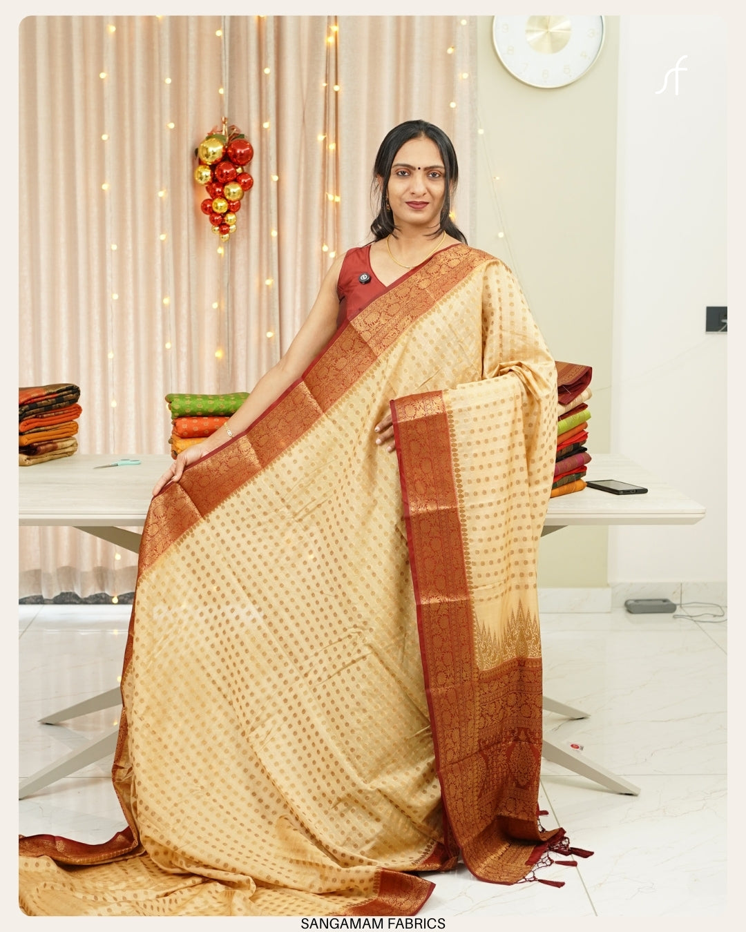 SEMI GEORGETTE BANARASI SAREE