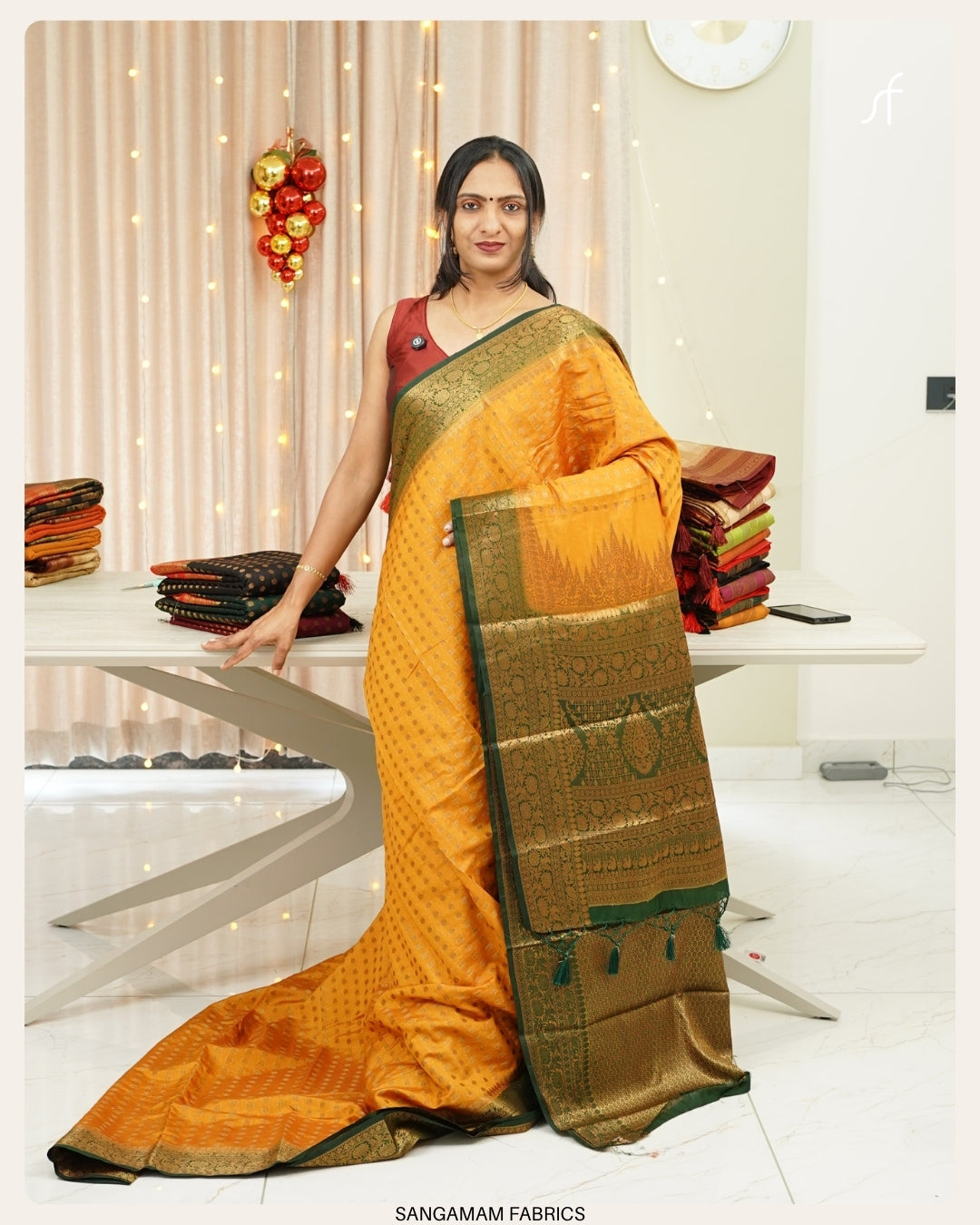 SEMI GEORGETTE BANARASI SAREE