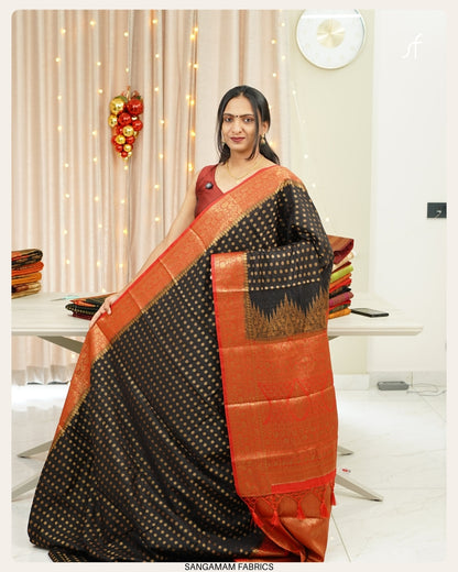 SEMI GEORGETTE BANARASI SAREE