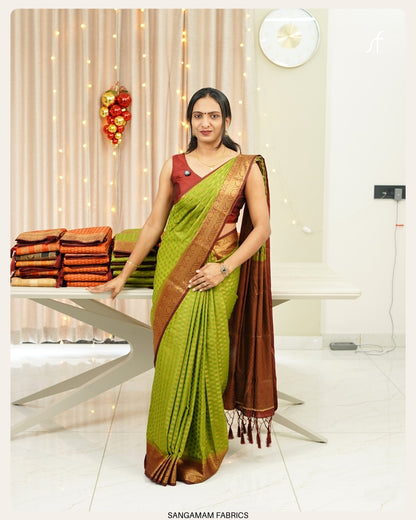 SEMI GEORGETTE BANARASI SAREE