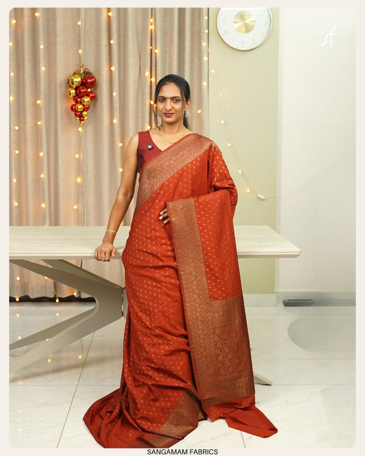 SEMI GEORGETTE BANARASI SAREE