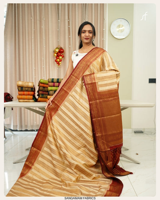 SEMI GEORGETTE BANARASI SAREE