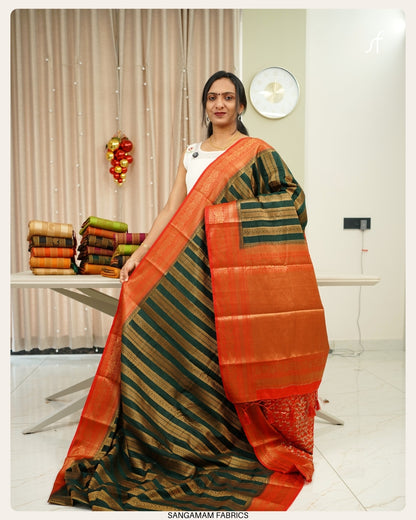 SEMI GEORGETTE BANARASI SAREE