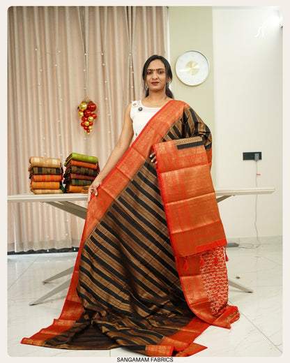 SEMI GEORGETTE BANARASI SAREE
