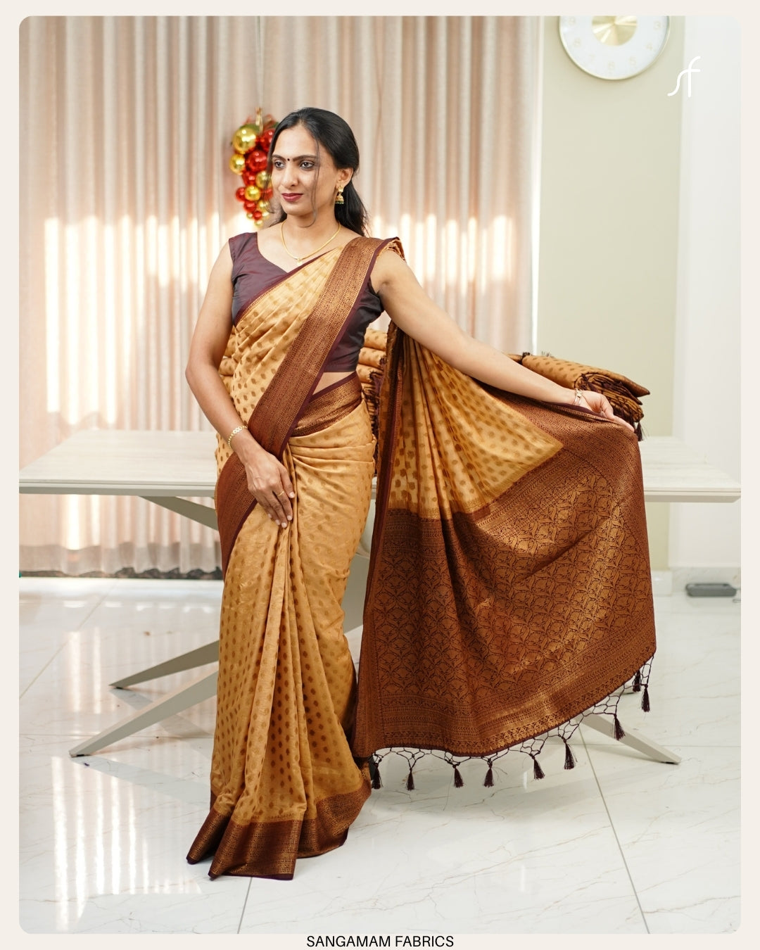 SEMI GEORGETTE BANARASI SAREE