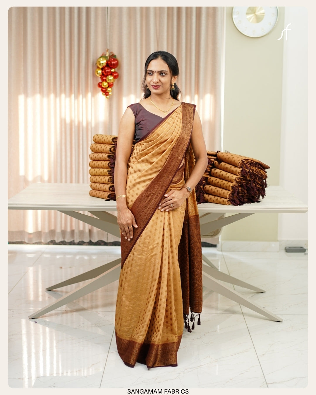SEMI GEORGETTE BANARASI SAREE