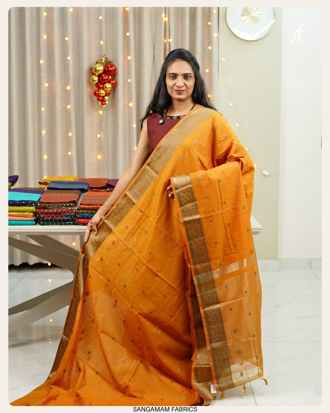 SEMI JUTE BANARASI SAREE