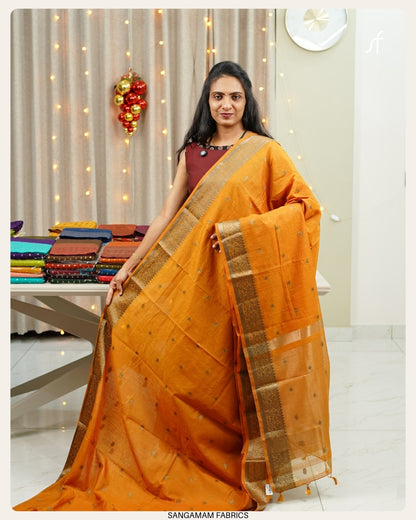SEMI JUTE BANARASI SAREE