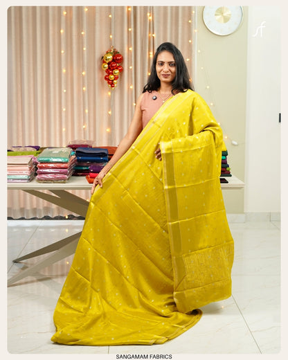 VISCOSE CREPE SILK SAREE