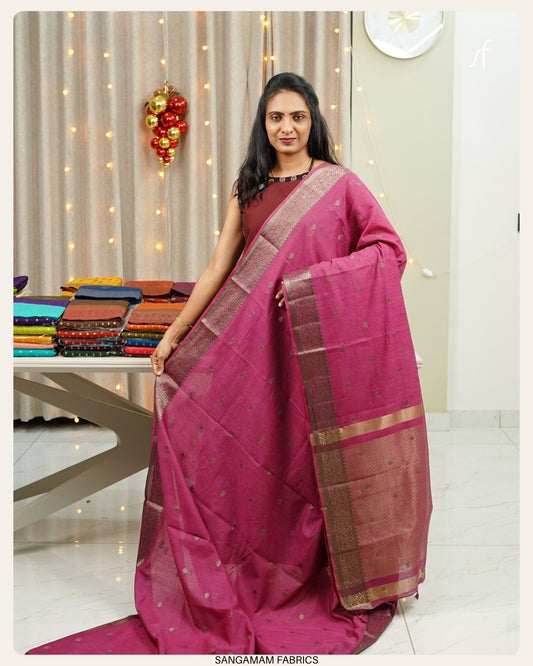 SEMI JUTE BANARASI SAREE