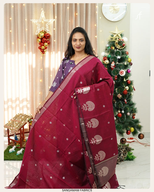 COTTON SILK  SAREE