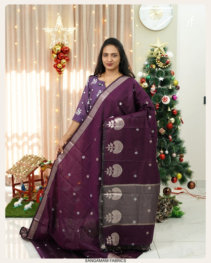 COTTON SILK  SAREE