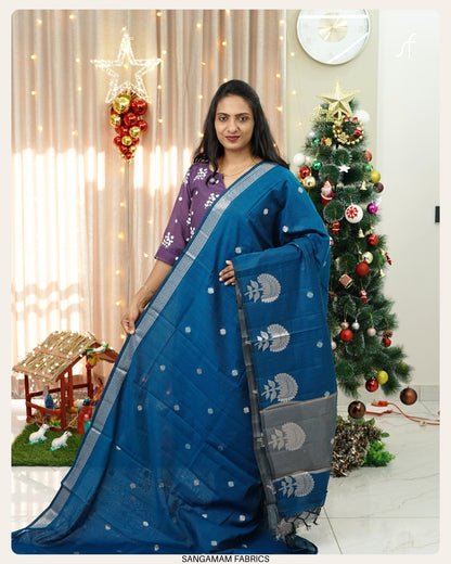 COTTON SILK  SAREE