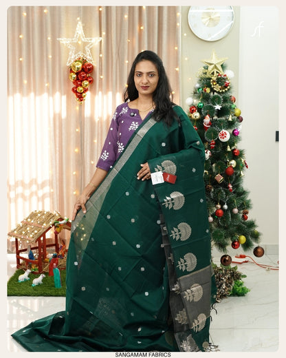 COTTON SILK  SAREE