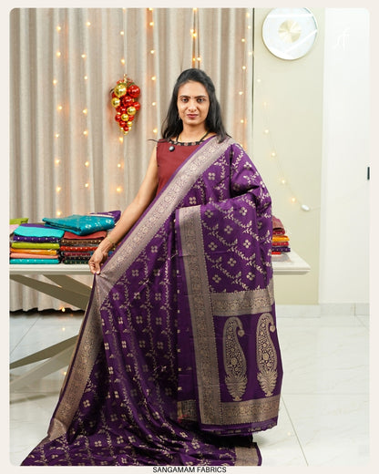 ITALIAN SILK BANARASI SAREE