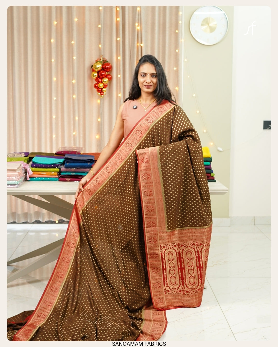 CONTRAST COMBINATION  BANARASI SAREE