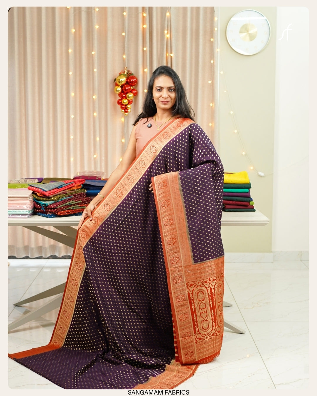 CONTRAST COMBINATION  BANARASI SAREE