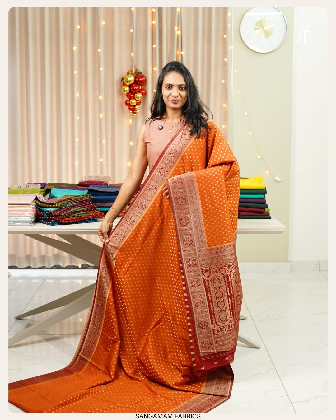 CONTRAST COMBINATION  BANARASI SAREE