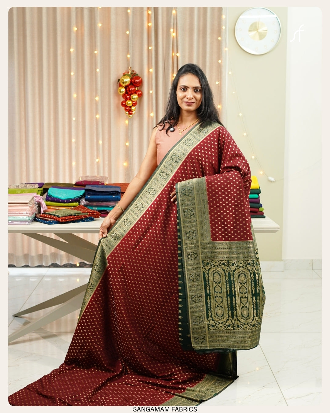 CONTRAST COMBINATION  BANARASI SAREE