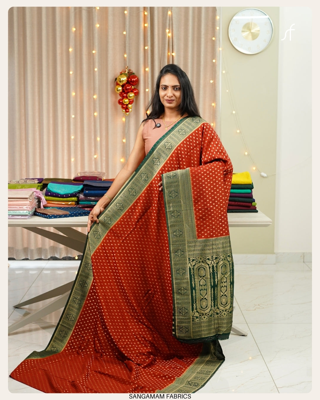 CONTRAST COMBINATION  BANARASI SAREE