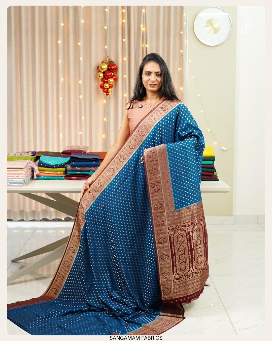 CONTRAST COMBINATION  BANARASI SAREE