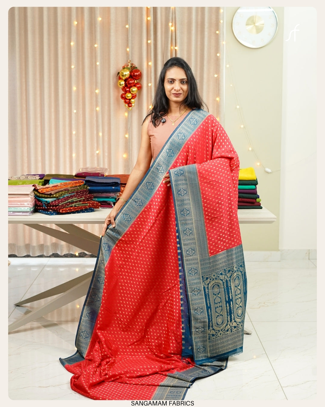 CONTRAST COMBINATION  BANARASI SAREE