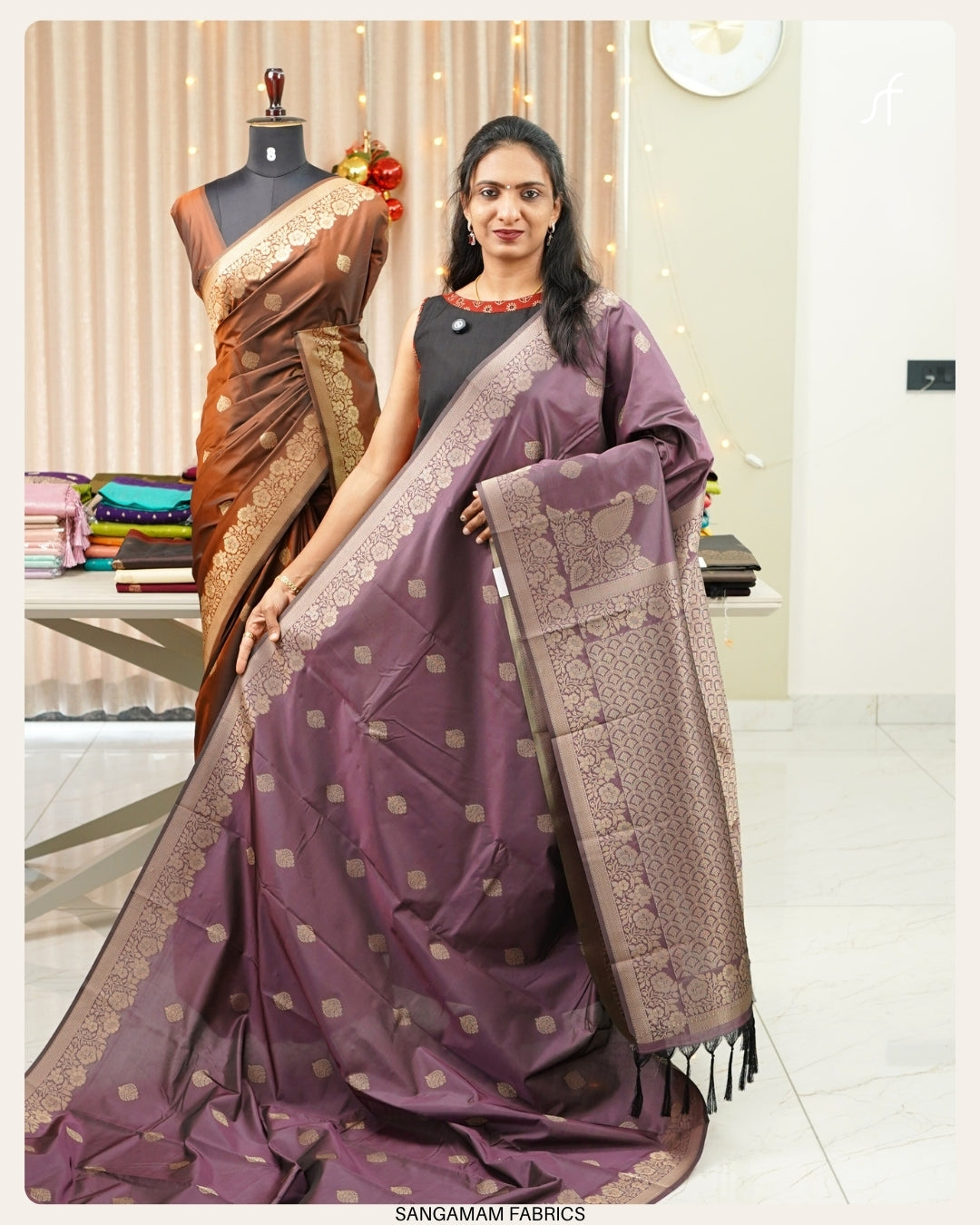 SEMI BANARASI SOFT SEMI  SILK SAREE