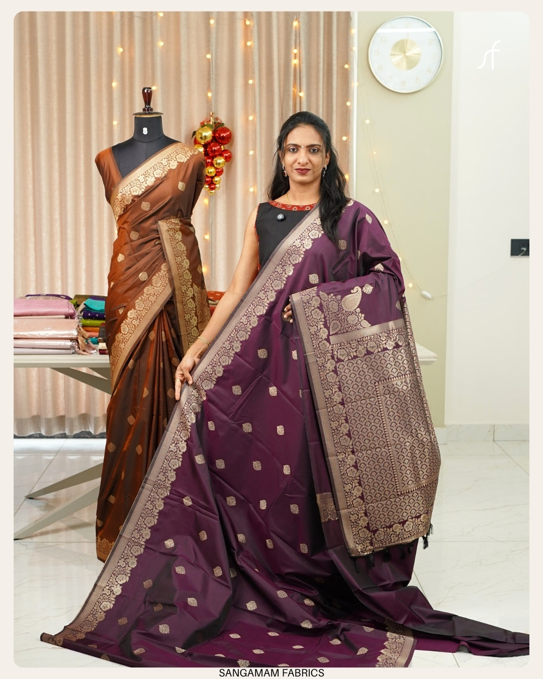 SEMI BANARASI SOFT SEMI  SILK SAREE