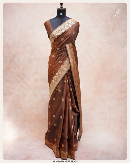SEMI BANARASI SOFT SEMI  SILK SAREE