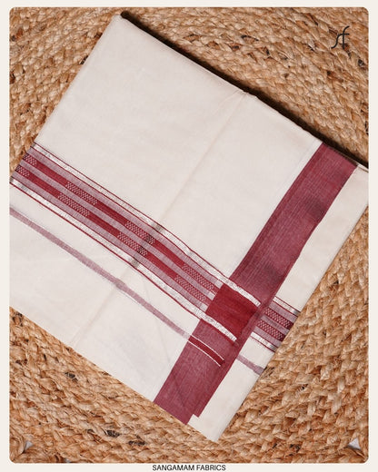 SILVER STRIPE COTTON MUNDU