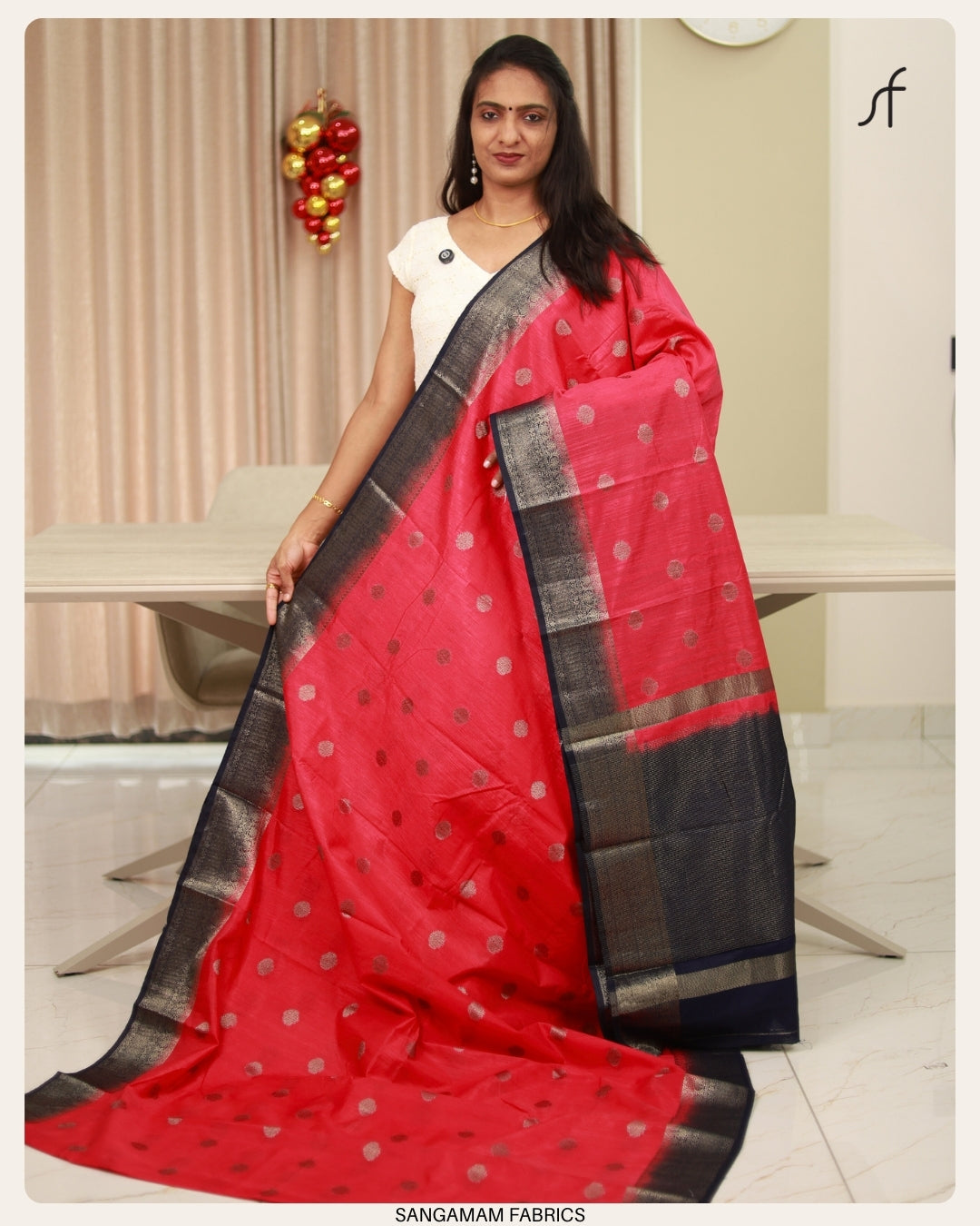 SEMI JUTE BANARASI SAREE