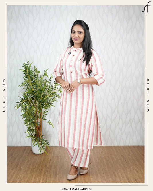KHADI COTTON CO-ORD SET