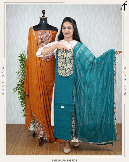 KALAMKARI DETAILED SALWAR SUIT