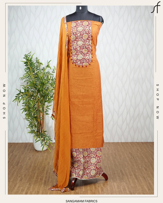 KALAMKARI DETAILED SALWAR SUIT