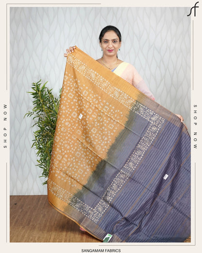 SEMI TUSSAR SILK SAREE