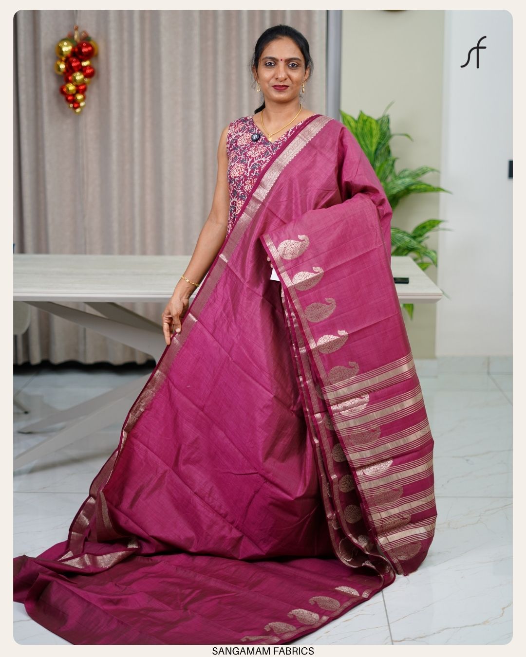 SEMI TUSSAR SILK SAREE
