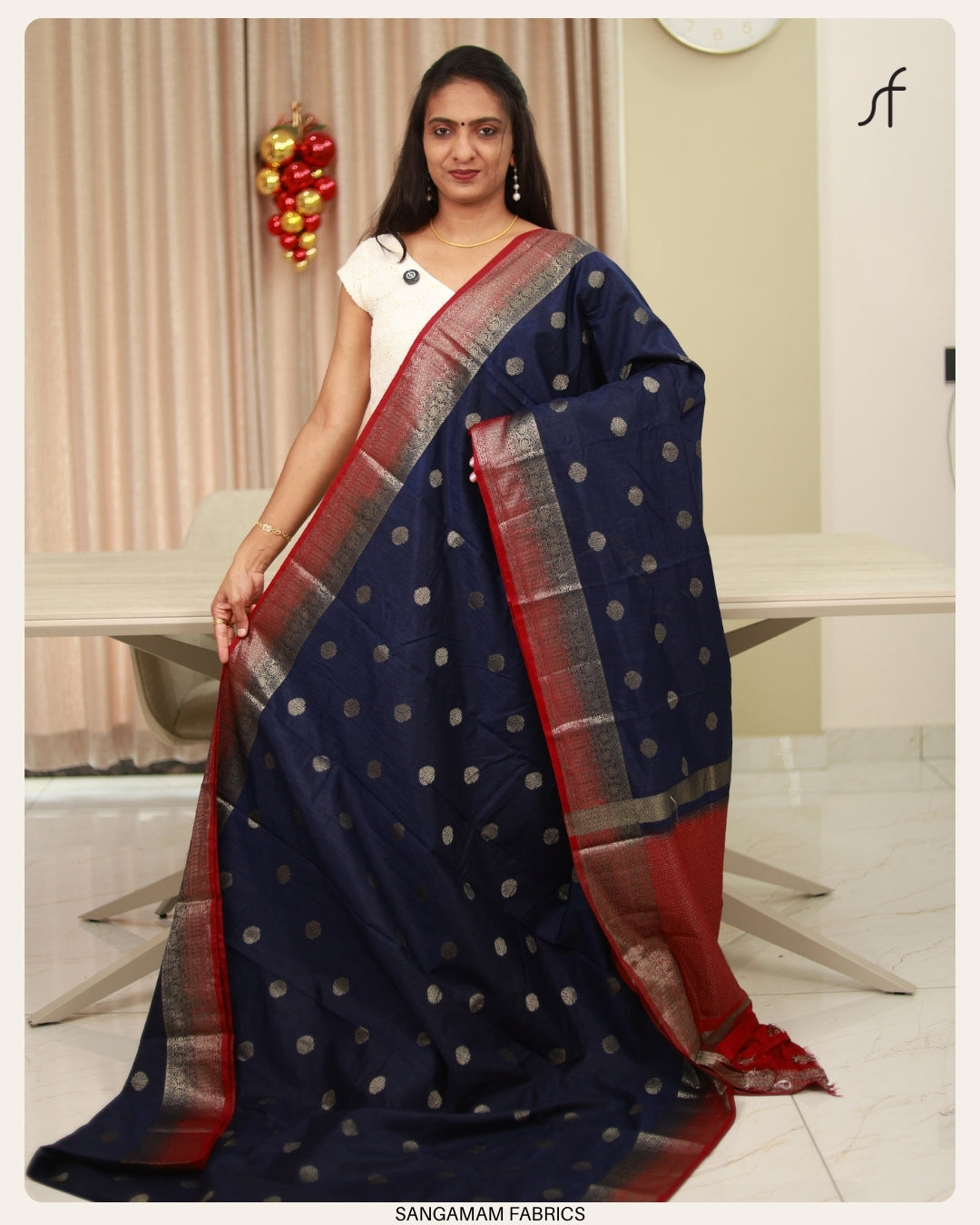 SEMI JUTE BANARASI SAREE