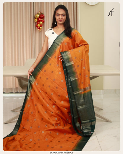 SEMI JUTE BANARASI SAREE