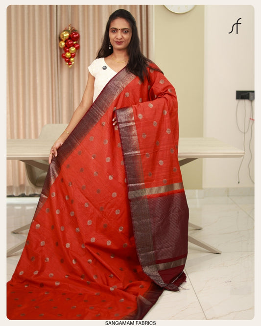 SEMI JUTE BANARASI SAREE